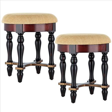 DESIGN TOSCANO Grand Duchess Boudoir Stool, PK 2 MH9247